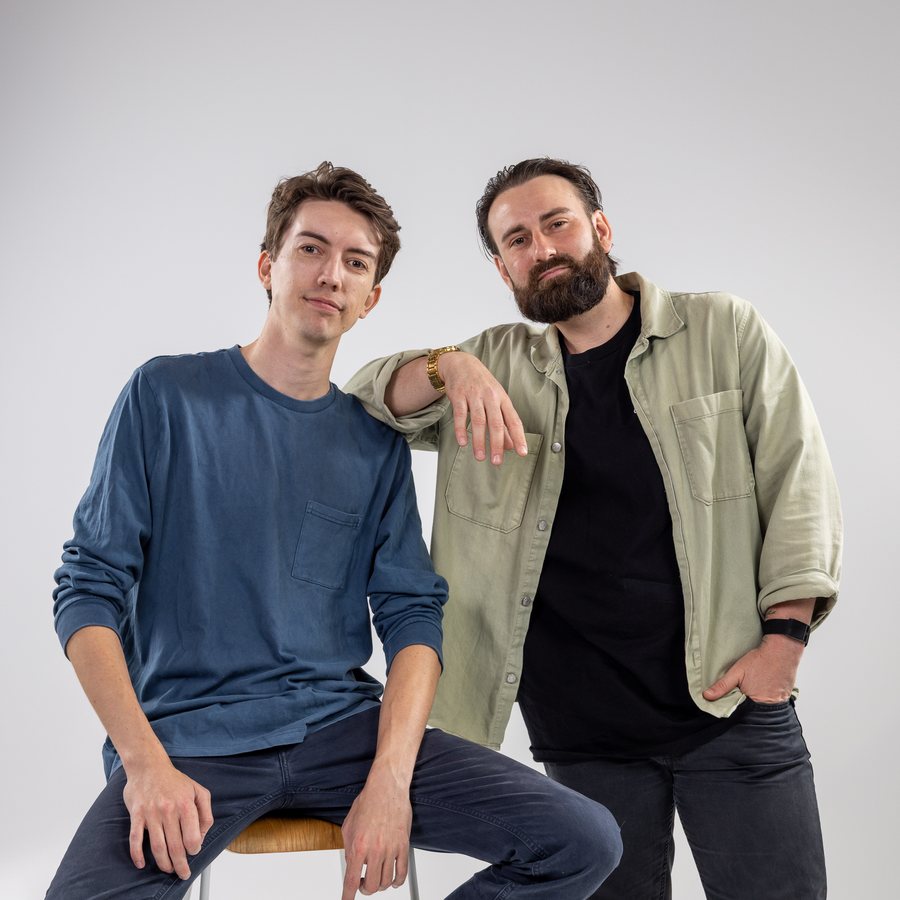 Lochie Burgdorf and Adrian Fowler, co-founders of Stackt Marketing